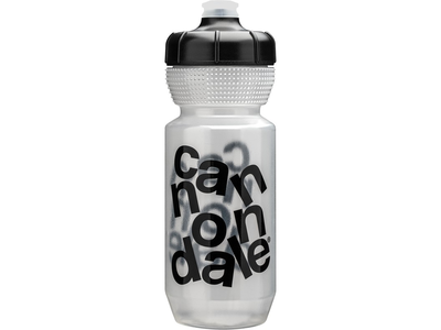Cannondale Gripper Stacked Bottle Clear/Black 600ml 