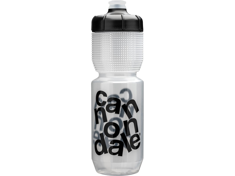 Cannondale Gripper Stacked Bottle Clear/Black 750ml click to zoom image