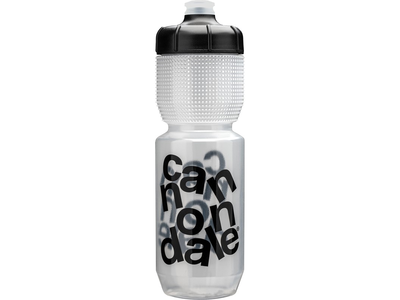 Cannondale Gripper Stacked Bottle Clear/Black 750ml 