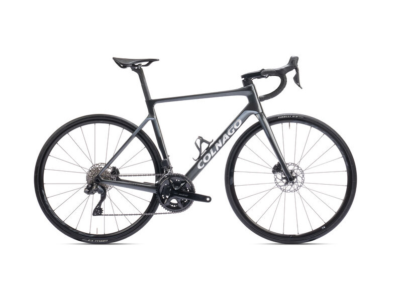 Colnago V4 Disc 2025 Complete Road Bike Ultegra Di2 12 Speed Black Grey, VDDK click to zoom image