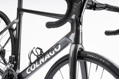 Colnago V4 Disc 2025 Complete Road Bike Ultegra Di2 12 Speed Black Grey, VDDK click to zoom image