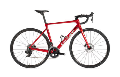 Colnago V4 Disc 2025 Complete Road Bike Ultegra Di2 12 Speed Red Silver, VDRD 2025