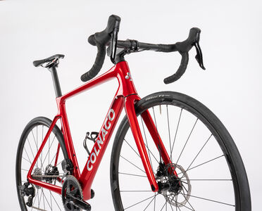 Colnago V4 Disc 2025 Complete Road Bike Ultegra Di2 12 Speed Red Silver, VDRD click to zoom image