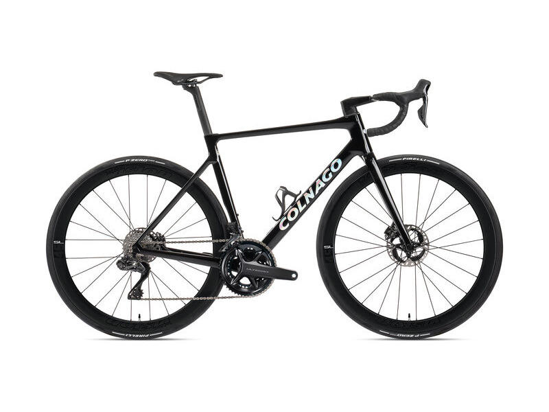 Colnago V4RS Disc 2024 Carbon Road Bike with Ultegra Di2 Gloss Black, Code: Rvbo click to zoom image