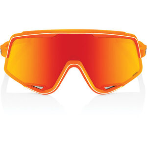 100% Glendale - Neon Orange - HiPER Red Multilayer Mirror Lens click to zoom image