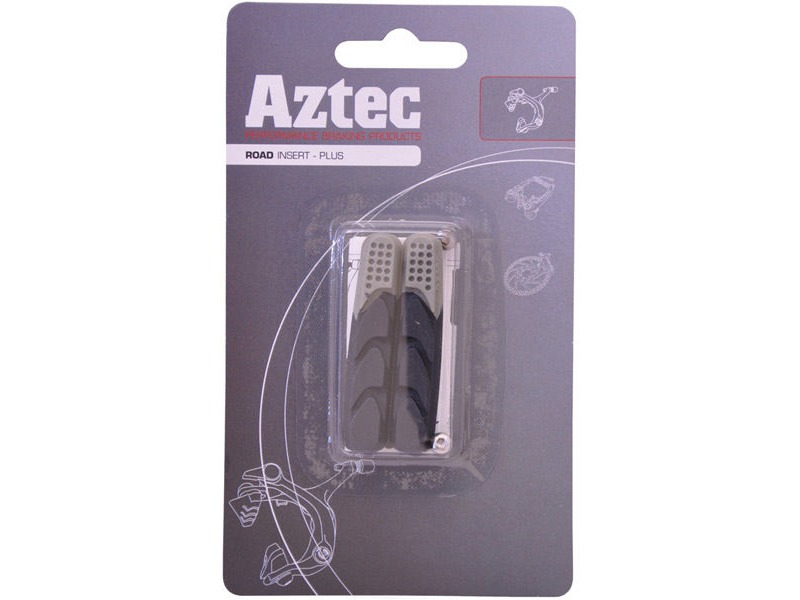 Aztec Road insert brake blocks Plus Grey / Charcoal click to zoom image