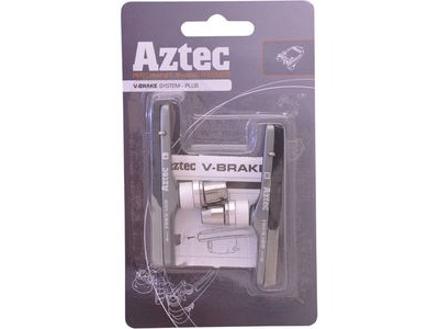 Aztec V-type cartridge system brake blocks Plus Grey / Charcoal 
