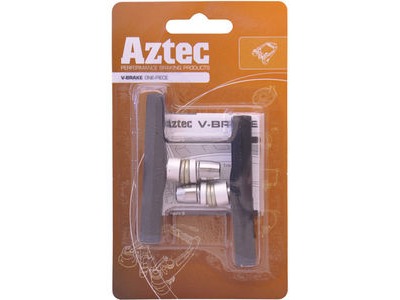 Aztec V-type one-piece brake blocks Charcoal 
