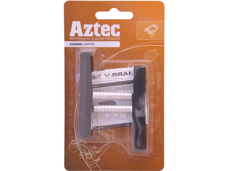 Aztec V-type Grippers brake blocks Charcoal click to zoom image