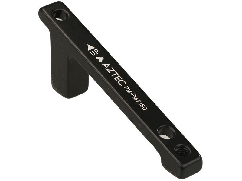 Aztec Adapter for post type calliper, for 180 mm post fork mount Black click to zoom image