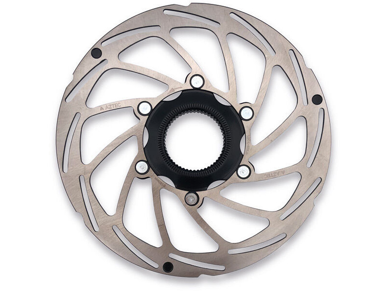 Aztec Stainless steel fixed Centre-Lock disc rotor - 140 mm click to zoom image
