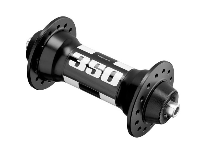 DT Swiss 350 front 28 hole hub 100mm black/white click to zoom image