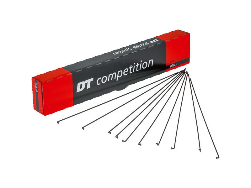 DT Swiss Competition black spokes 14 / 15 g = 2 / 1.8 mm box 100 click to zoom image