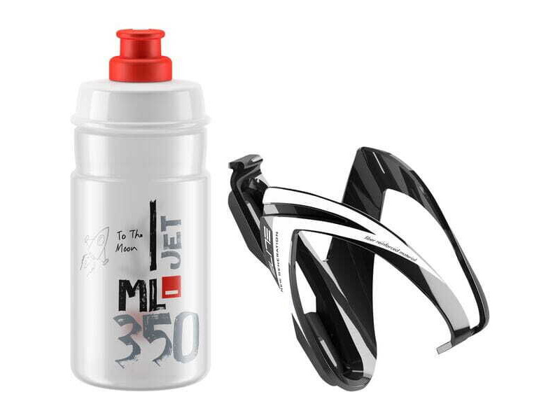 ELITE Ceo Jet youth bottle kit includes cage and 66 mm, 350 ml bottle red click to zoom image