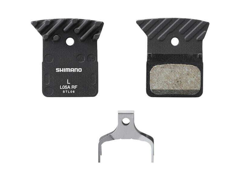 SHIMANO Shimano L05A-RF - Front & Rear Alloy Backed With Cooling Fins Disc click to zoom image