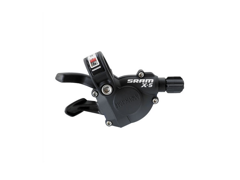 SRAM X5 Shifter - Trigger - 3 Speed Front - Black 3 Speed click to zoom image