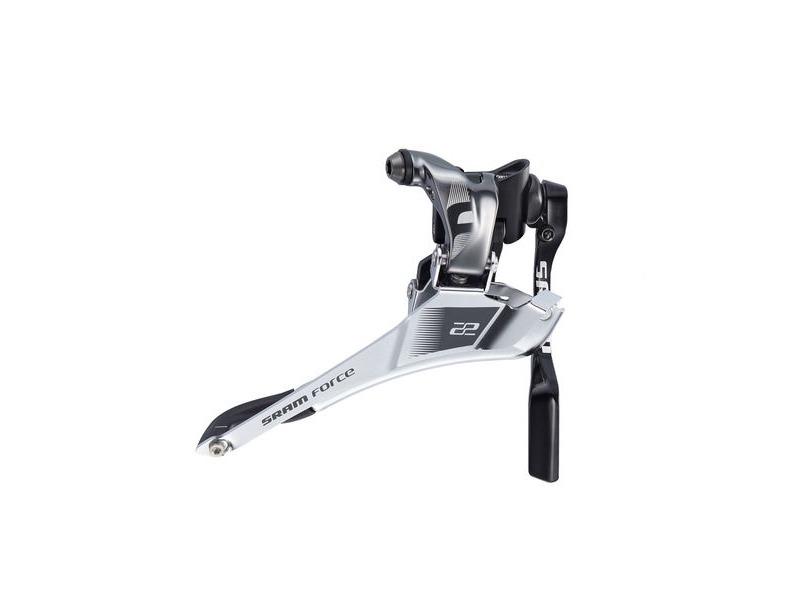 SRAM Force22 Front Derailleur Yaw Braze-on With Chain Spotter click to zoom image