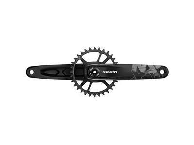 SRAM Crank Nx Eagle Dub 12s W Direct Mount 32t X-sync 2 Steel Chainring Black (Dub Cups/Bearings Not Included) Black 