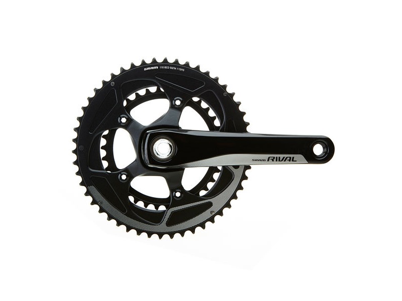 SRAM Rival22 Crank Set Gxp 170 50-34 Yaw Gxp Cups Not Incl 11spd 170mm 50-34t click to zoom image