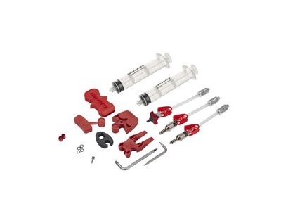 SRAM Avid - Standard Brake Bleed Kit (Includes 2 Syringes/Fittings Bleed Blocks Torx Tool Crow's Foot Bleeding Edge Fitting) - Fits All Avid Guide Hydror Models