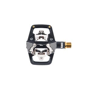 Look X-track En-rage Plus Ti MTB Pedals With Cleats: Black/Gold 