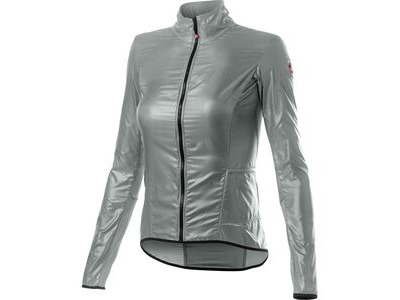 Castelli Aria Shell Women's Jacket Silver Gray