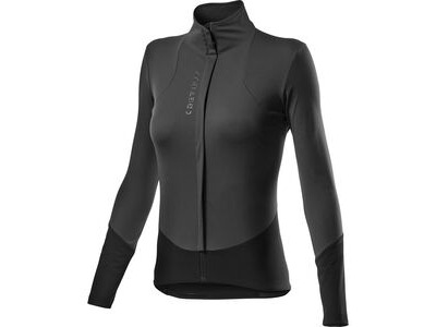 Castelli Beta RoS Women's Jacket Dark Gray/Black