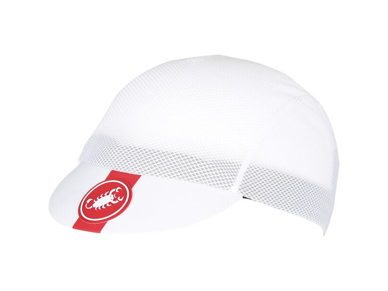 Castelli A/C Cycling Cap White click to zoom image