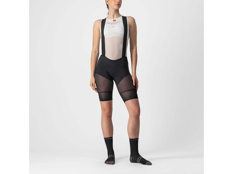 Castelli Unlimited DT Women's Liner Bib Shorts Black click to zoom image
