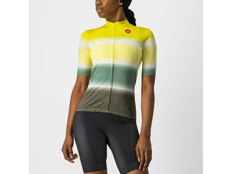 Castelli Dolce Women's Jersey Sulphur/Military Green click to zoom image
