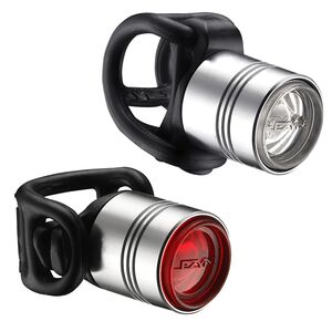 Lezyne LED Femto Drive Pair 15 || 7 lms Silver  click to zoom image