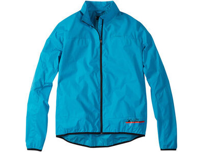 Madison Flux super light men's packable shell jacket, hawaiian blue
