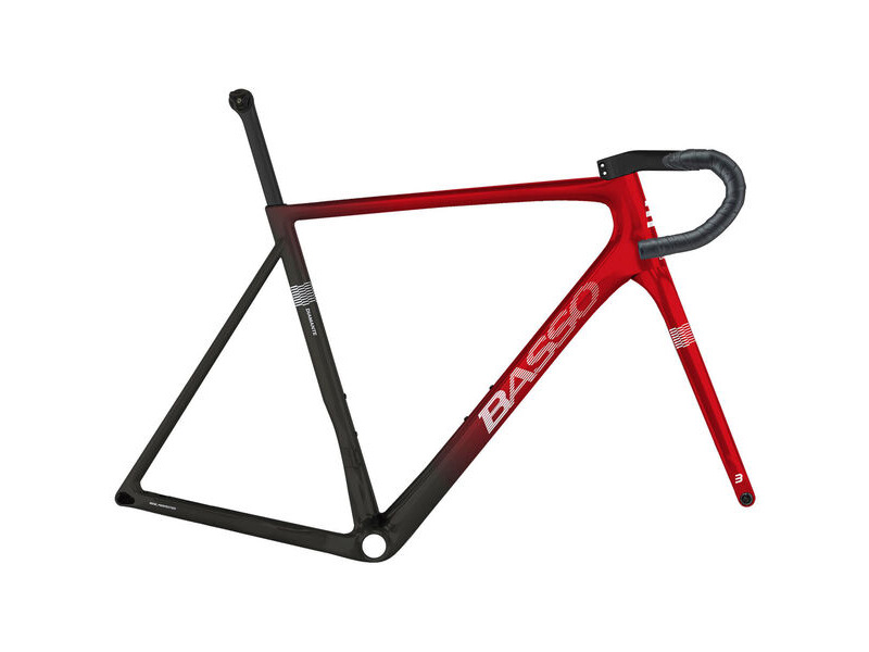 Basso Bikes Diamante Disc Frameset Red Fade click to zoom image