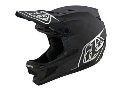 Troy Lee Designs D4 Carbon Helmet Stealth - Black/Silver