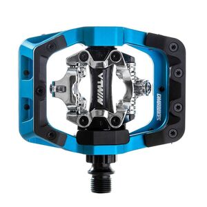 DMR Bikes V-Twin Pedal 81mm x 97mm Blue  click to zoom image