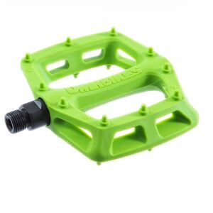 DMR Bikes V6 Plastic Pedal Cro-Mo Axle 97mm x 102mm Green  click to zoom image