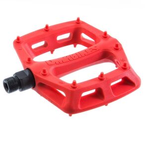 DMR Bikes V6 Plastic Pedal Cro-Mo Axle 97mm x 102mm Red  click to zoom image