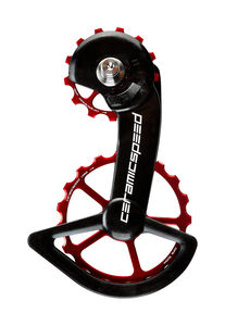 CeramicSpeed OSPW System Shimano 9200 & 8100 Pulley Wheels  Red  click to zoom image