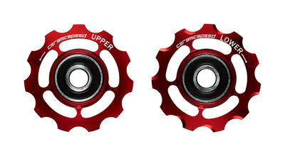 CeramicSpeed Campagnolo 11s Road Pulley Wheel  Red  click to zoom image