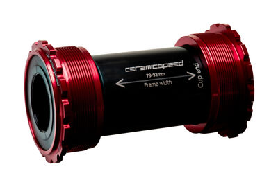 CeramicSpeed T45 Shimano Coated Bottom Bracket  Red  click to zoom image