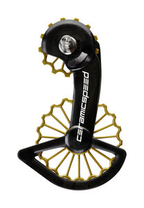 CeramicSpeed OSPW 3D Hollow Titanium Nitride TiN Coated SRAM Red & Force AXS Pulley Wheels 2022