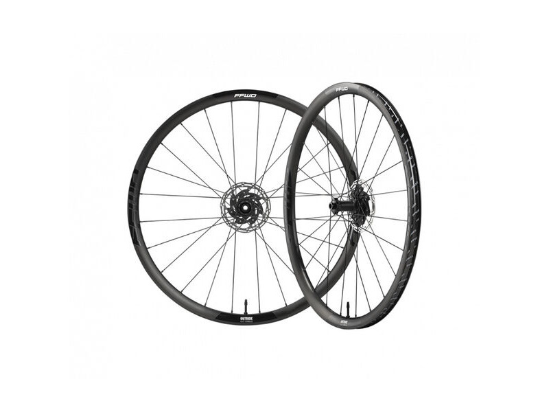 Fast Forward Wheels Outride Alloy Clincher Disc Brake Wheelset Pair Disc Brake (Centrelock) 30mm Matte Shimano click to zoom image