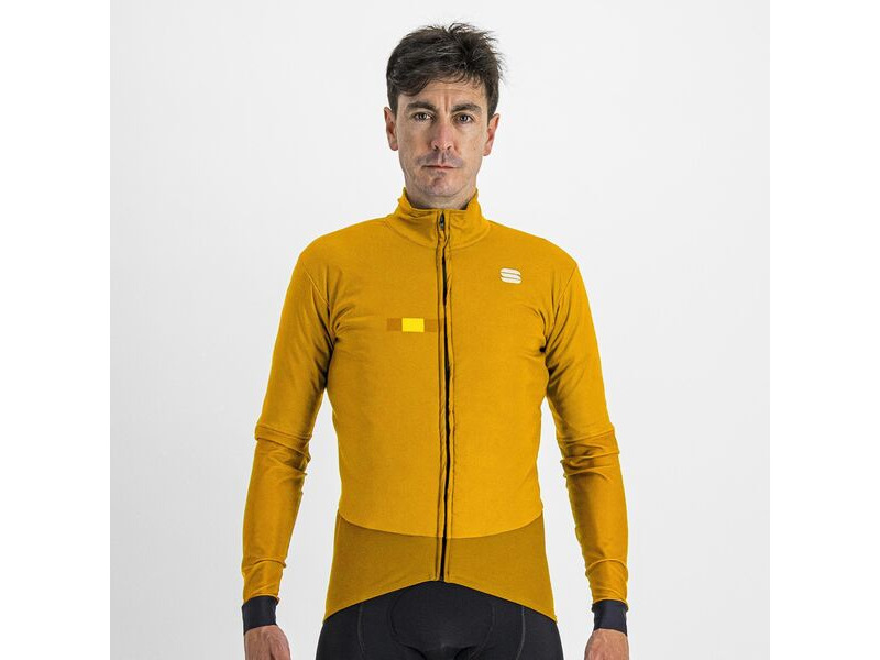 Sportful BodyFit Pro Jacket Dark Gold/Yellow Fluo click to zoom image