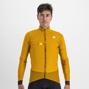 Sportful BodyFit Pro Jacket Dark Gold/Yellow Fluo 