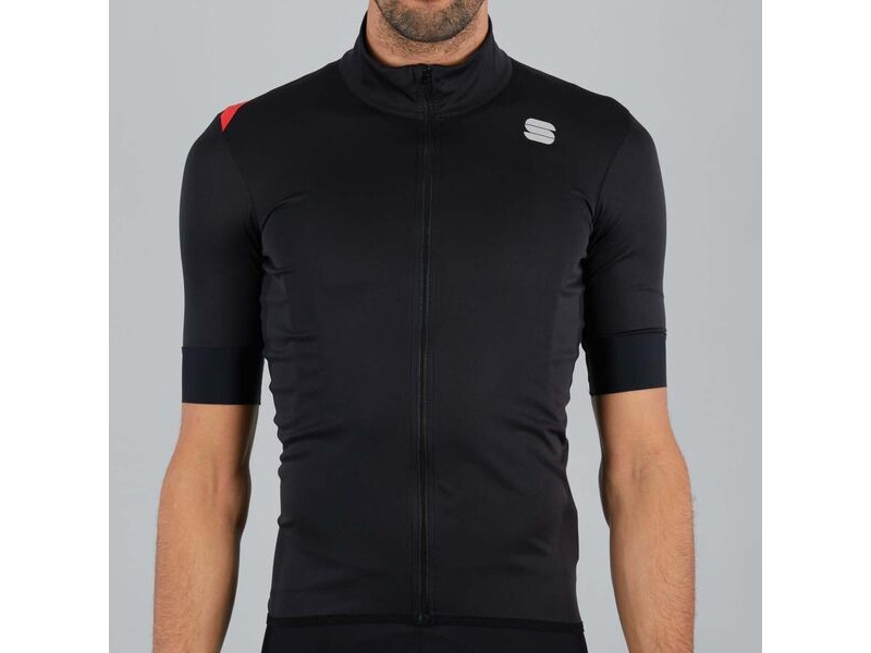 Sportful Fiandre Light NoRain Short Sleeve Jacket Black click to zoom image