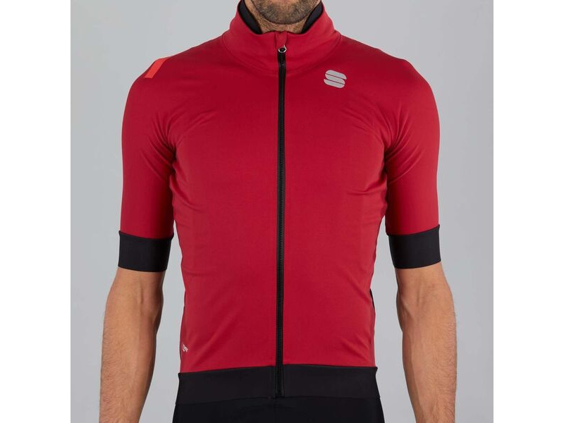Sportful Fiandre Pro Short Sleeve Jacket Red Rumba click to zoom image
