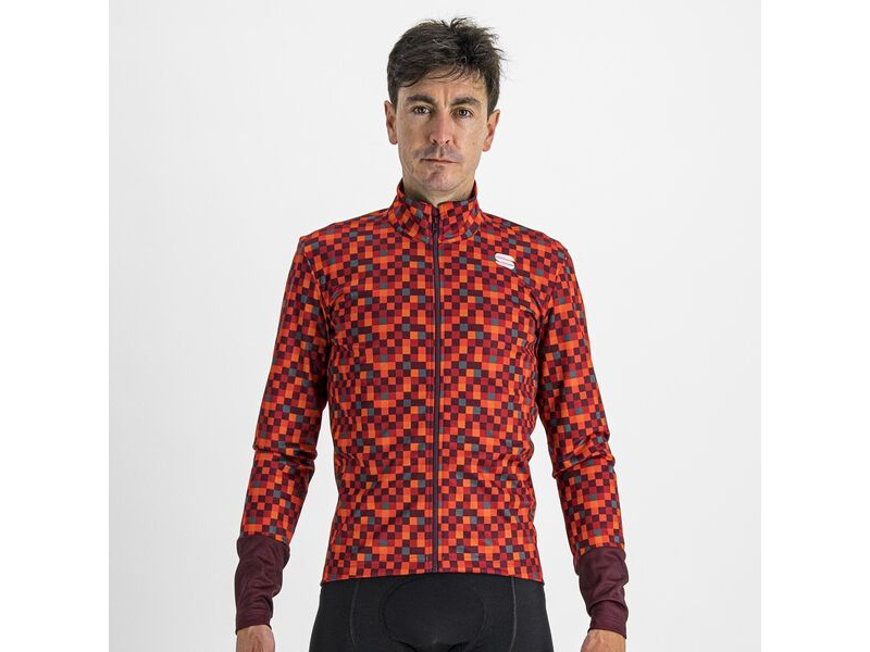 Sportful Pixel Jacket Red Wine click to zoom image