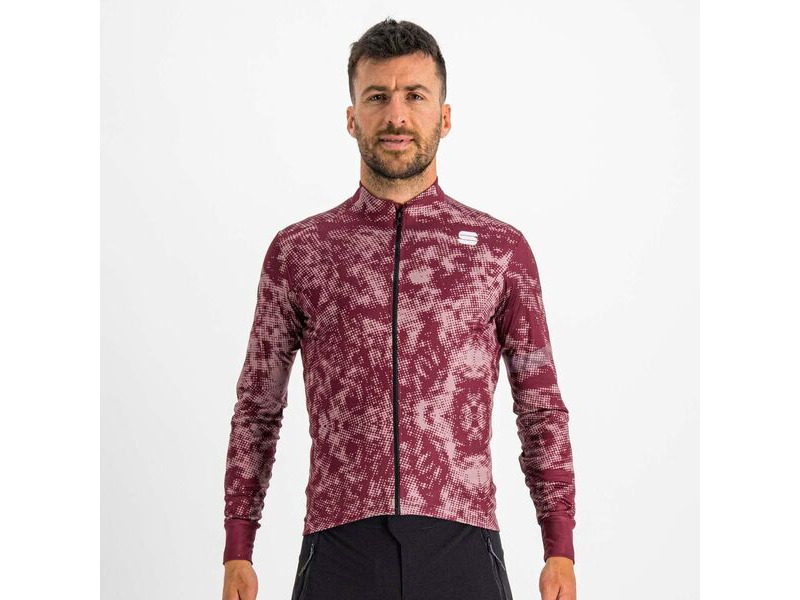 Sportful Escape Supergiara Thermal Jersey Red Wine Red Rumba click to zoom image