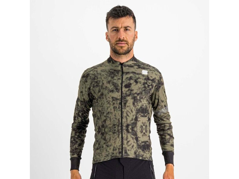 Sportful Escape Supergiara Thermal Jersey Beetle Black click to zoom image