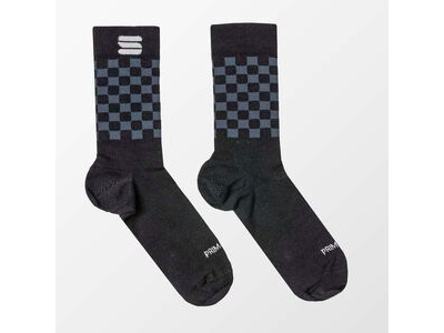 Sportful Checkmate Winter Socks Black Anthracite
